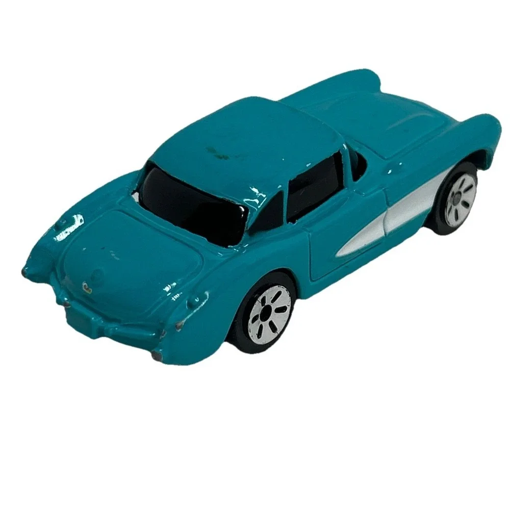 Maisto '57 Chevrolet‎ Corvette Aqua Fresh Metal 1:64 Car  VGC